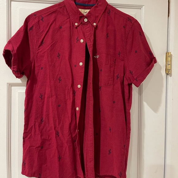 Hollister Other - Cuffed sleeve button down shirt
